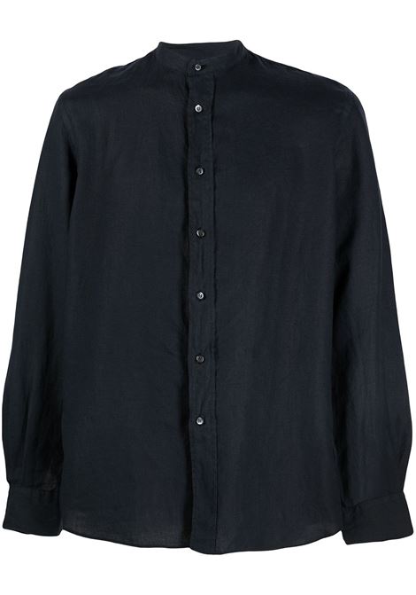 camicia bruce uomo navy in lino ASPESI | CE76 C19585098